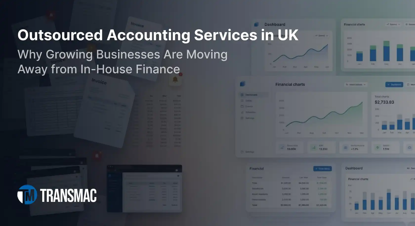 outsourced accounting services in the UK with financial dashboards and business performance reports