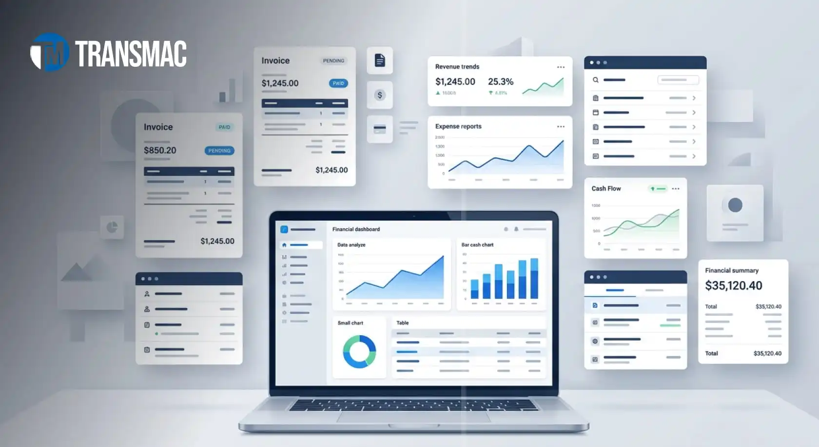 outsourced accounting services with financial data dashboards and reporting tools for business analysis