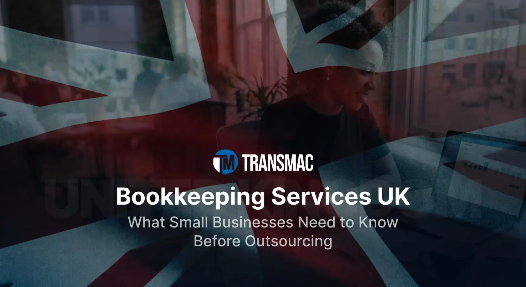 uk bookkeeping services showing small business owner reviewing financial documents before outsourci